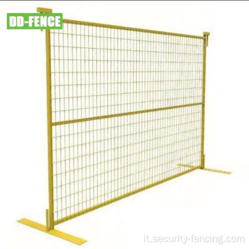 Recinzione temporanea rivestita in PVC